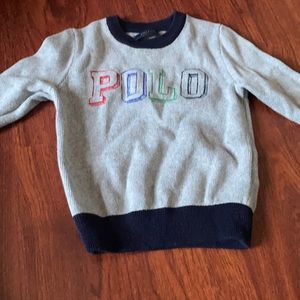 Toddler Ralph Lauren crew neck sweater!